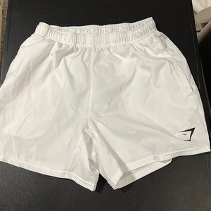 Gymshark white Arrival shorts size small